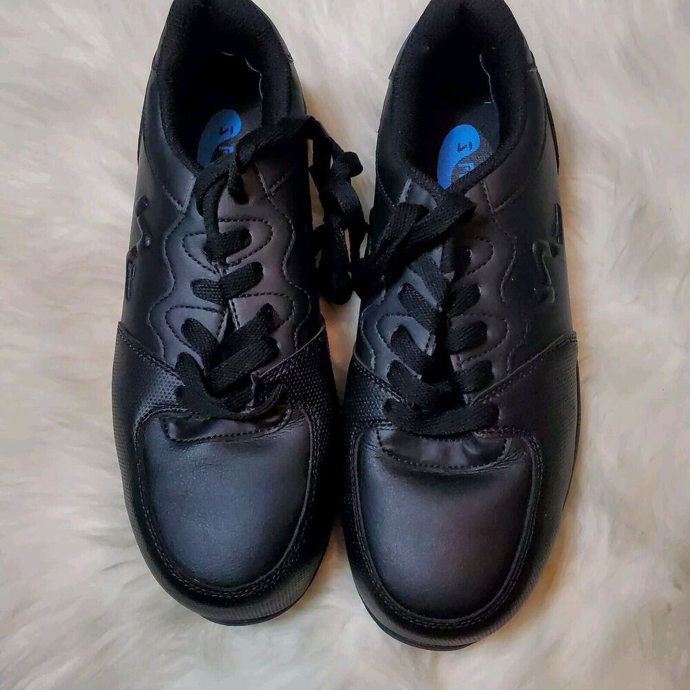 Fellas men's Hawk Composite Steel Toe Work Shoes Black Size 8.5